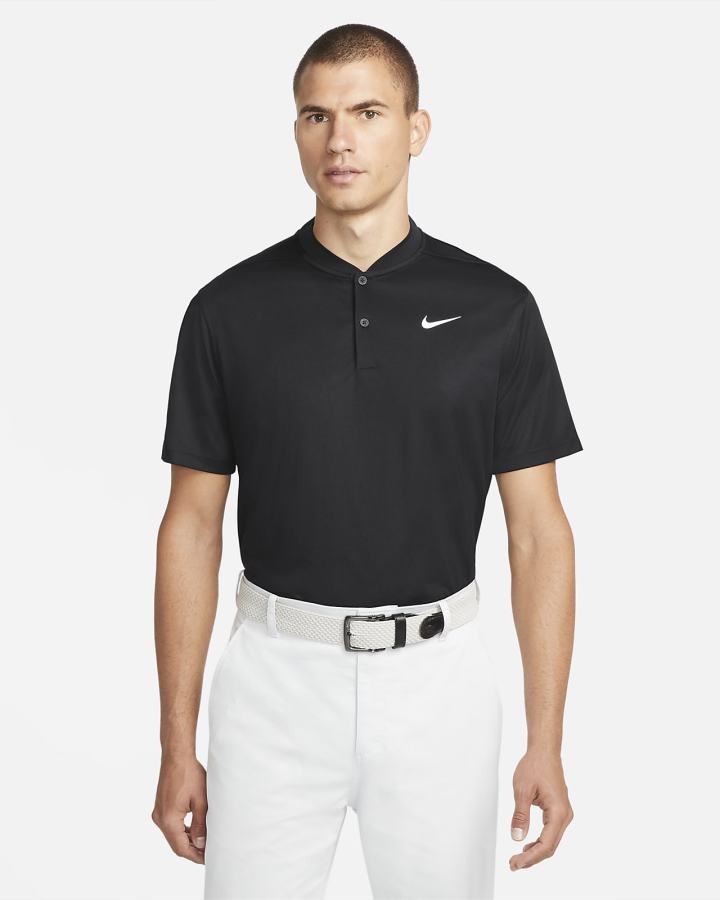 Nike Dri-FIT Victory Golf Muške Polo Majice Crne Bijele | HR-86501GPWF