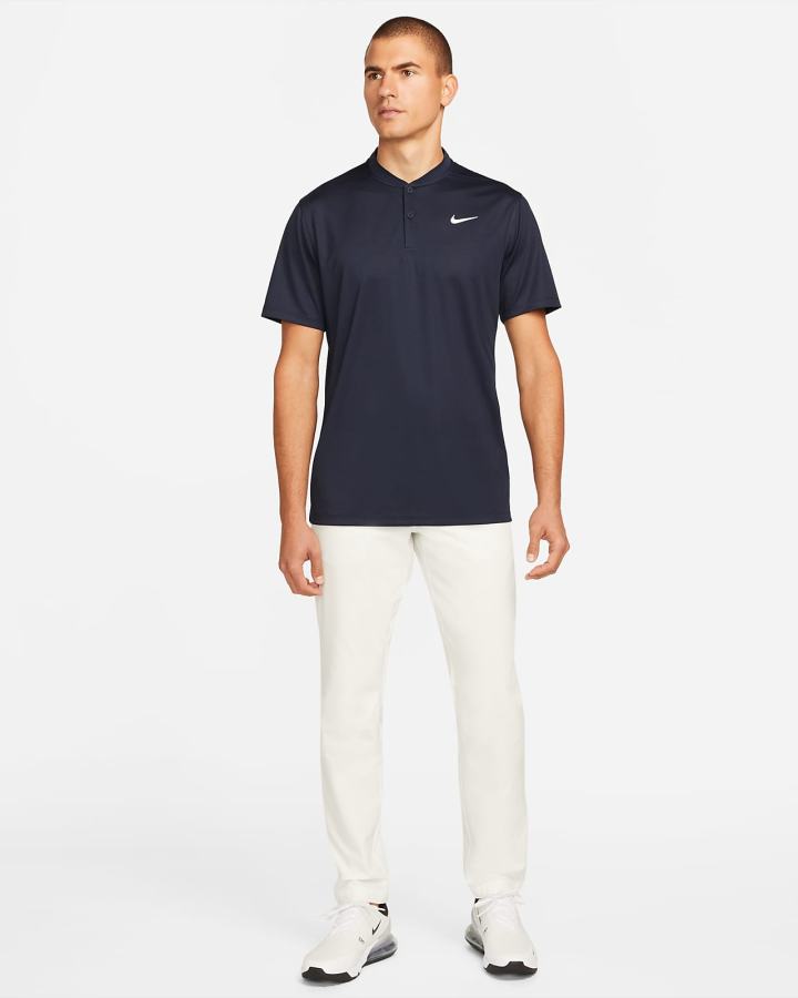 Nike Dri-FIT Victory Golf Muške Polo Majice Obsidijanske Bijele | HR-92687HLCY