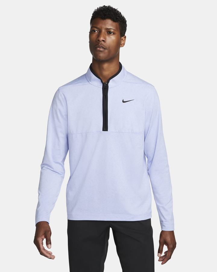 Nike Dri-FIT Victory Half-Zip Golf Top Muške Pulover Crne | HR-40518ZYLN