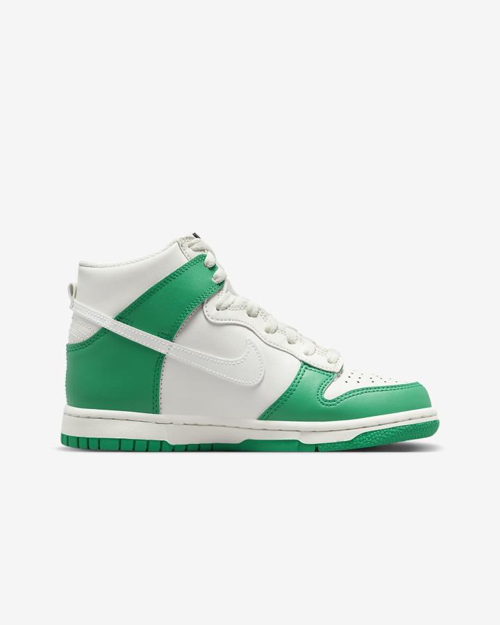 Nike Dunk High Kids Za Djevojčice Tenisiće Zelene Crne | HR-56173JKVY