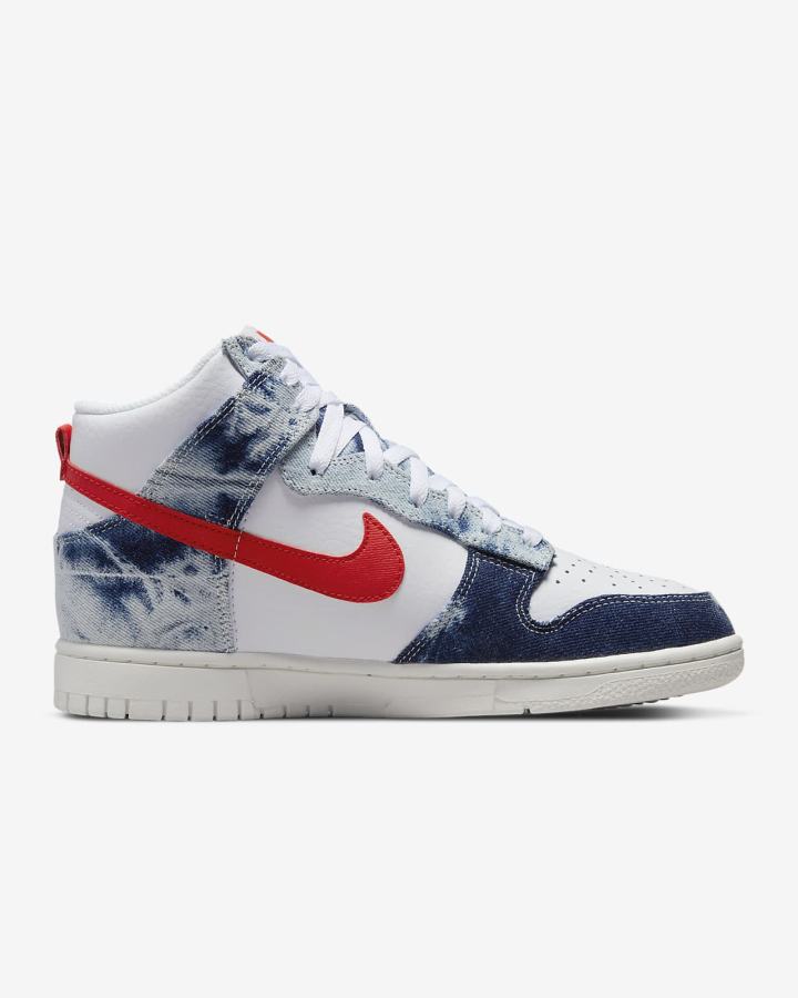 Nike Dunk High Ženske Tenisiće Visebojne Bijele Crvene | HR-13462YWPL