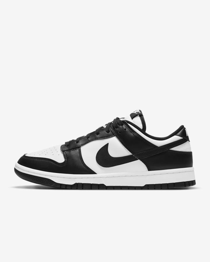 Nike Dunk Low Retro Muške Tenisiće Bijele Crne | HR-81972RZPE