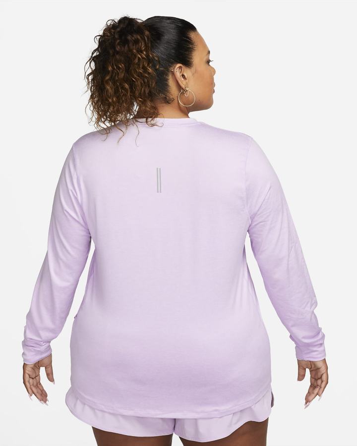 Nike Element Running Crew (Plus Size) Ženske Dukserice Ljubičaste | HR-46907DVXM