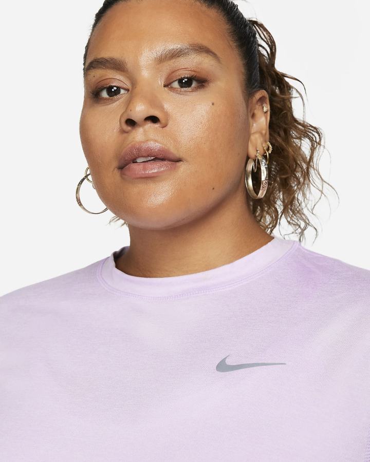 Nike Element Running Crew (Plus Size) Ženske Dukserice Ljubičaste | HR-46907DVXM