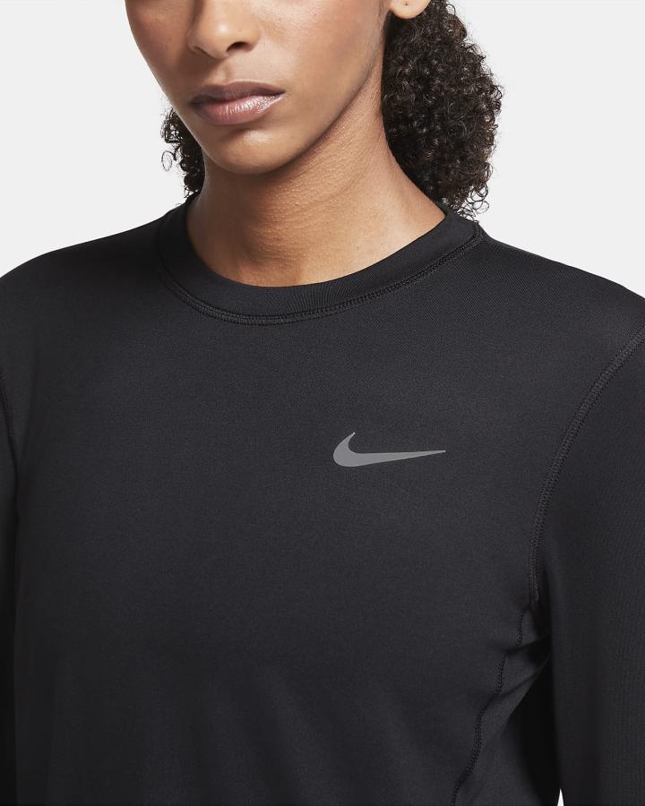 Nike Element Running Crew (Plus Size) Ženske Dukserice Crne | HR-56842RPJX