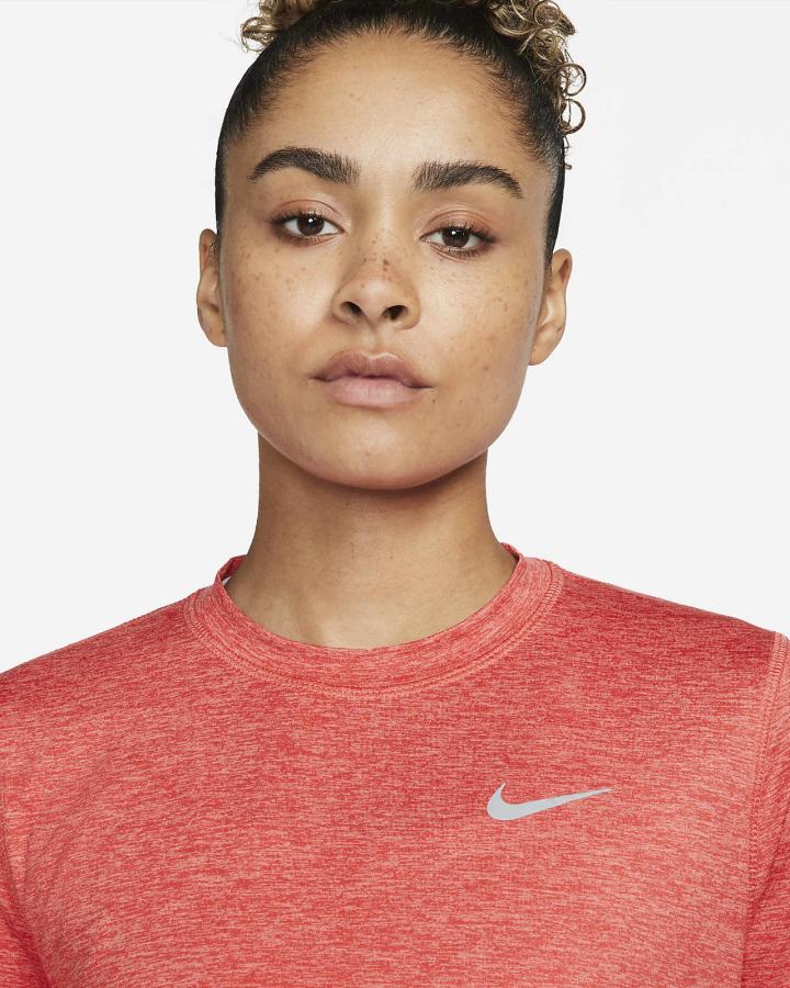 Nike Element Running Crew (Plus Size) Ženske Dukserice Svijetlo Crvene | HR-78534LRVF