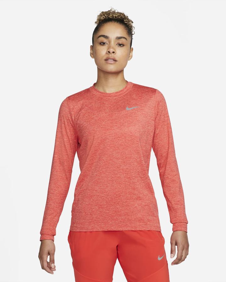 Nike Element Running Crew (Plus Size) Ženske Dukserice Svijetlo Crvene | HR-78534LRVF