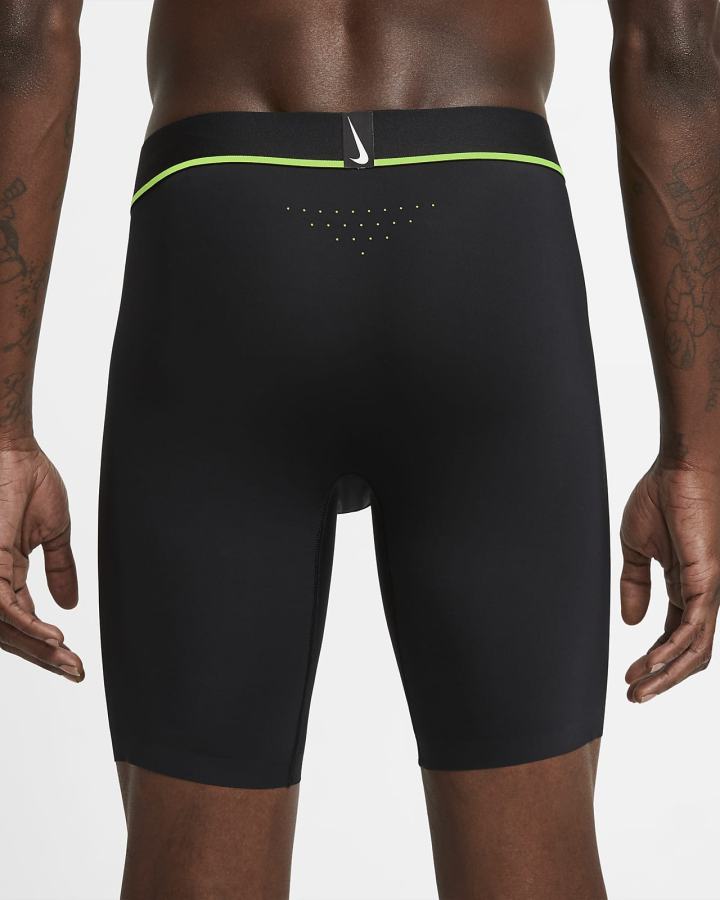 Nike Elite Micro Long Boxer Briefs Muške Donje Rublje Crne | HR-41508YHQP