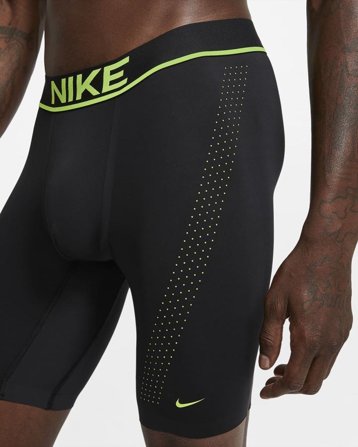 Nike Elite Micro Long Boxer Briefs Muške Donje Rublje Crne | HR-41508YHQP