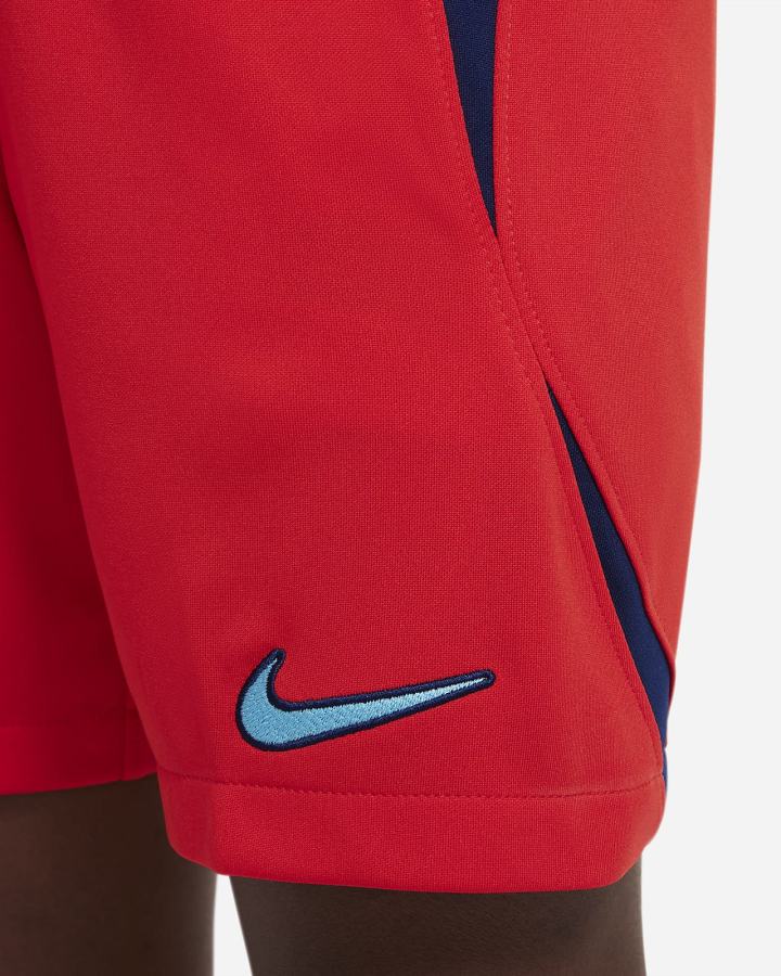 Nike England 2022/23 Stadium Away Kids Dri-FIT Soccer Za Dječake Kratke Hlače Crvene Plave | HR-12046YUKD