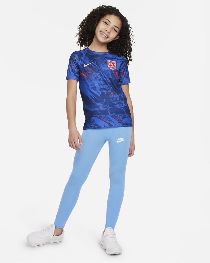 Nike England Kids Dri-FIT Pre-Match Soccer Top Za Dječake Majice Plave Kraljevska Plava Crvene Plave | HR-78356INXJ