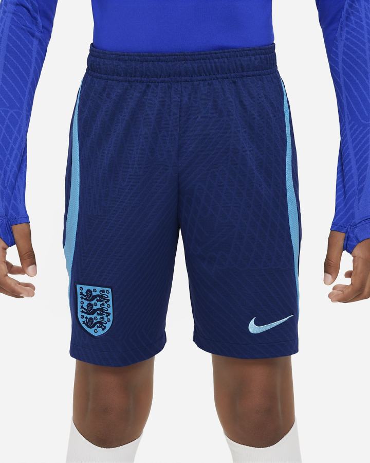 Nike England Strike Kids Dri-FIT Knit Soccer Za Djevojčice Kratke Hlače Plave | HR-04183IBPQ