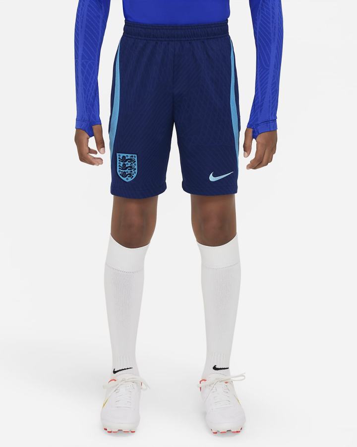 Nike England Strike Kids Dri-FIT Knit Soccer Za Djevojčice Kratke Hlače Plave | HR-04183IBPQ