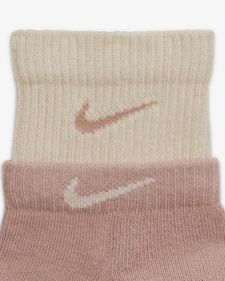 Nike Everyday Plus Cushioned Training Ankle Muške Čarape Roze Bijele | HR-62981KHZM