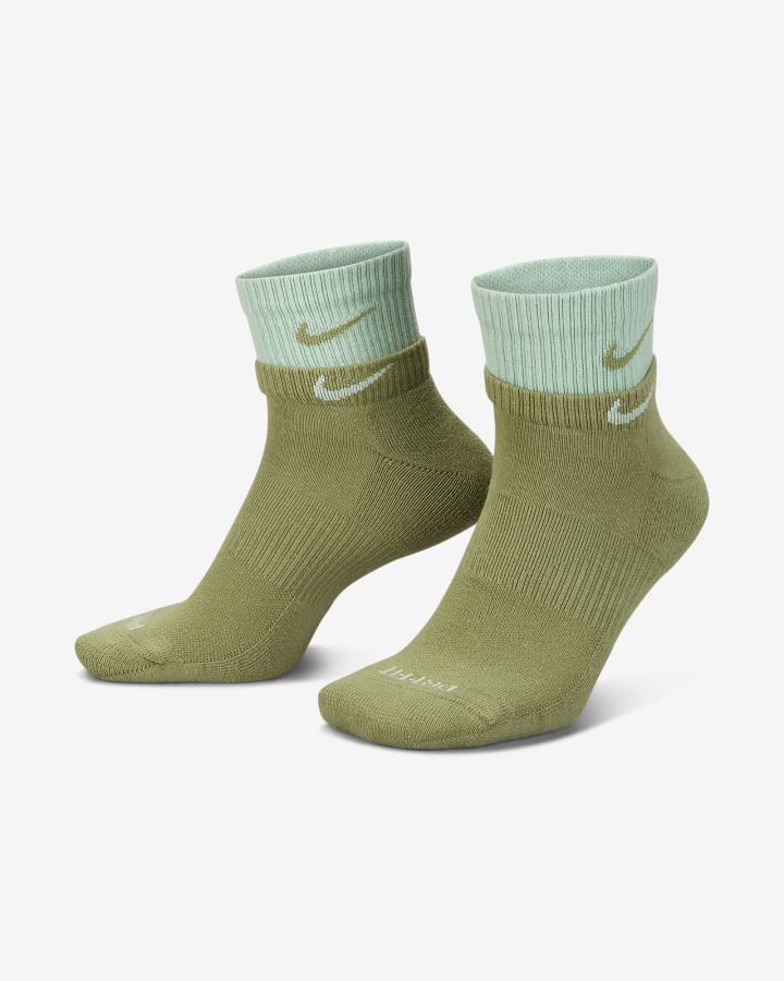 Nike Everyday Plus Cushioned Training Ankle Muške Čarape Zelene | HR-94078UPDL