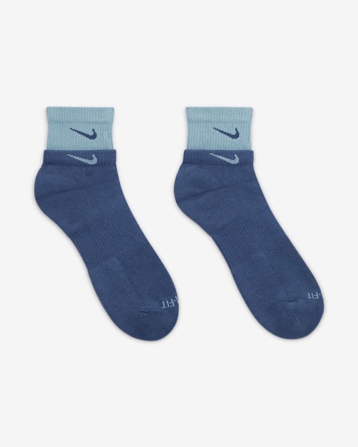 Nike Everyday Plus Cushioned Training Ankle Muške Čarape Tamnoplave Plave | HR-98250SZJG