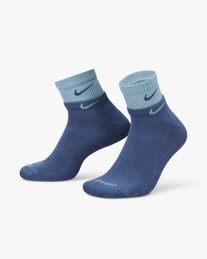 Nike Everyday Plus Cushioned Training Ankle Muške Čarape Tamnoplave Plave | HR-98250SZJG