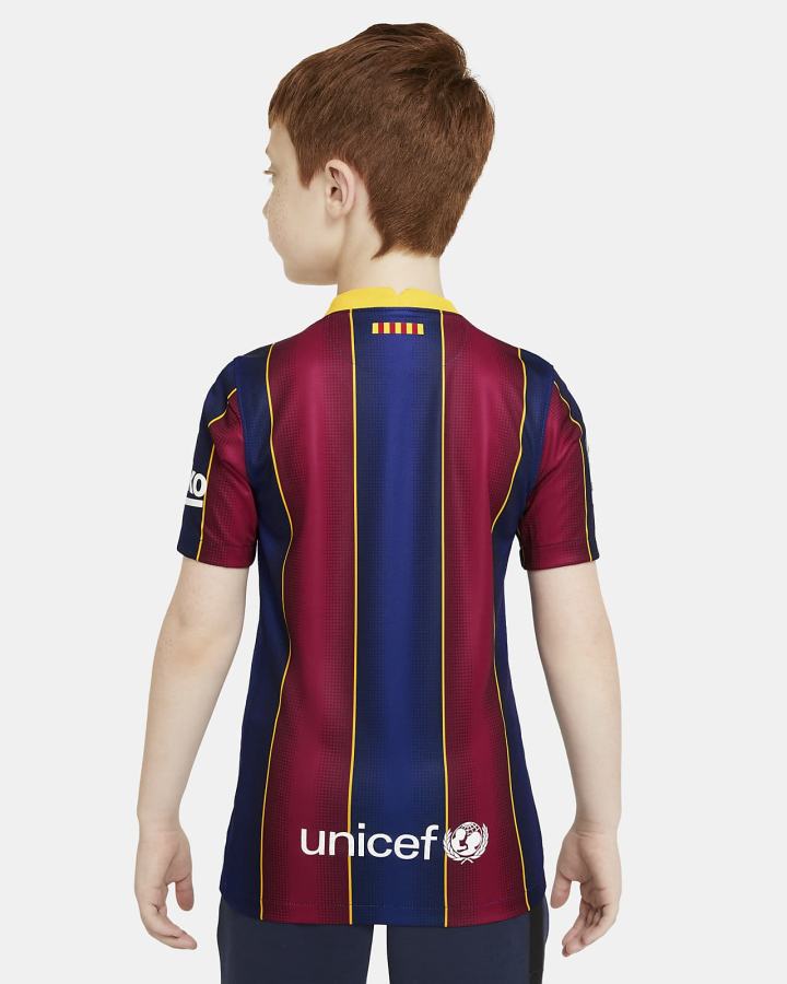 Nike FC Barcelona 2020/21 Stadium Home Kids Soccer Za Dječake Dres Tamno Kraljevska Plava Plave | HR-15670KLWA