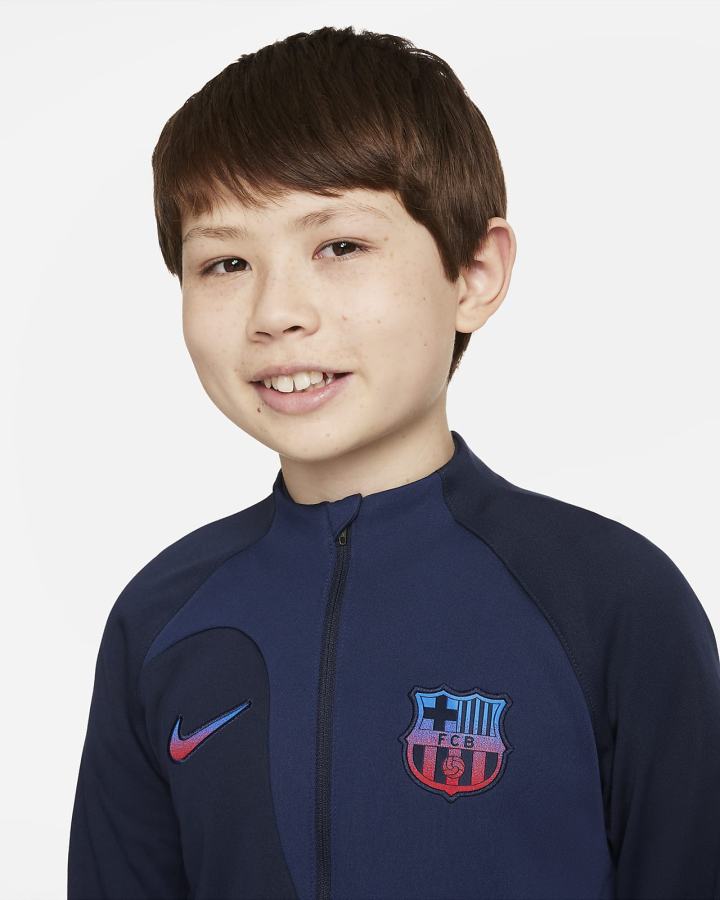 Nike FC Barcelona Academy Pro Kids Soccer Za Dječake Jakne Obsidijanske Tamnoplave Crvene | HR-09518MOFP