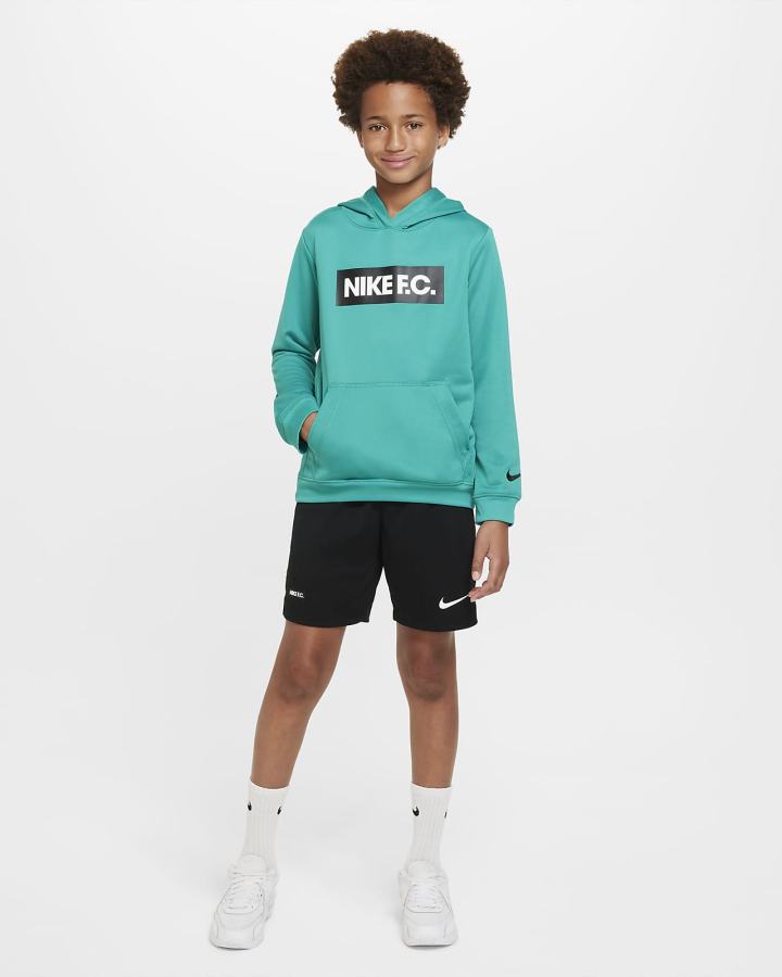 Nike F.C. Kids Soccer Za Djevojčice Majica S Kapuljačom Zelene Bijele Crne | HR-10972NTBZ