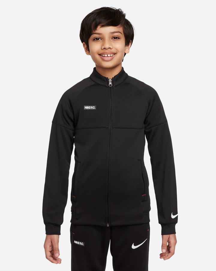 Nike F.C. Libero Kids Soccer Tracksuit Za Dječake Trenirke Crne Bijele | HR-56130GKFR