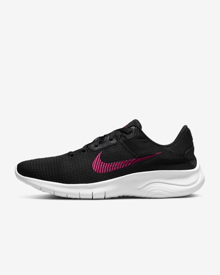 Nike Flex Experience Run 11 Next Nature Road Ženske Tenisiće Crne Bijele Roze | HR-82495PVAK