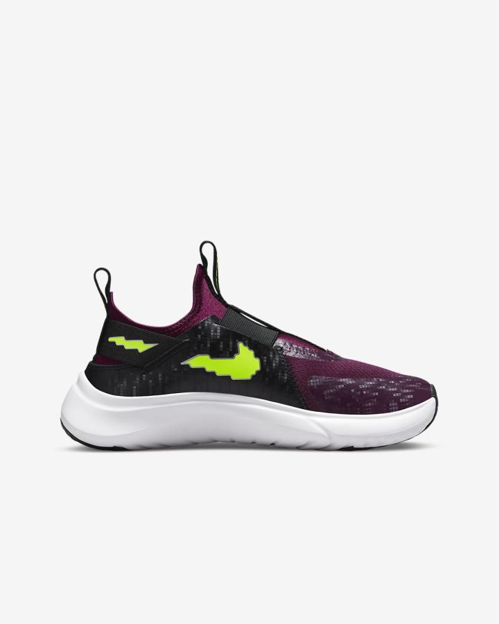 Nike Flex Plus SE Kids Road Za Djevojčice Tenisiće Crne Bijele | HR-06123EJLS