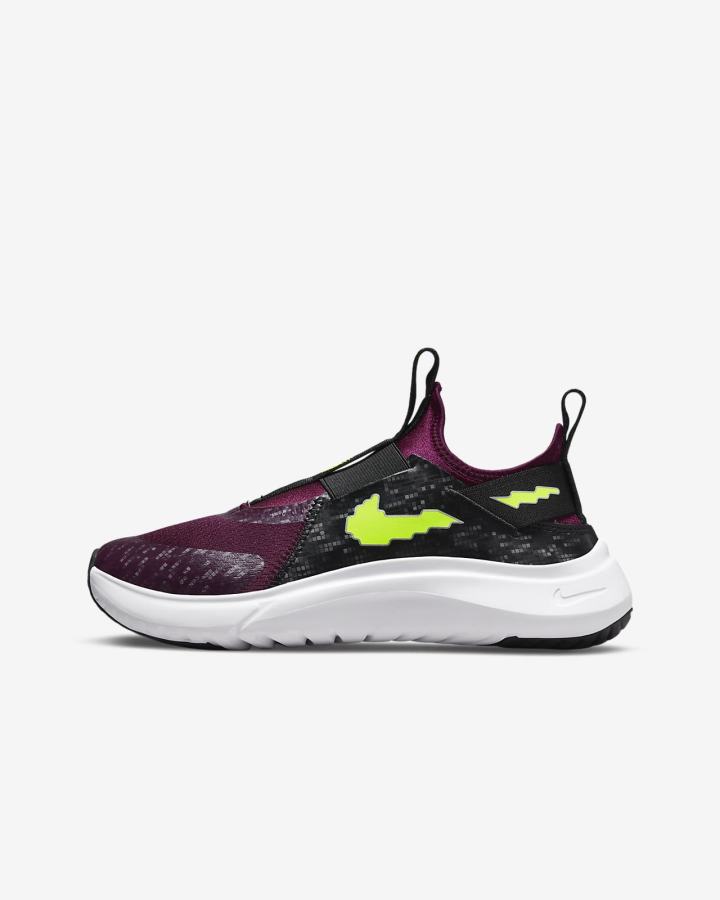 Nike Flex Plus SE Kids Road Za Djevojčice Tenisiće Crne Bijele | HR-06123EJLS