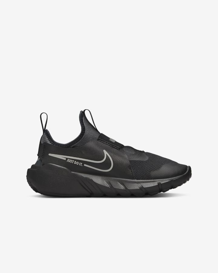 Nike Flex Runner 2 Kids Road Za Djevojčice Tenisiće Crne Tamno Sive Plave Sive | HR-27946BVTR