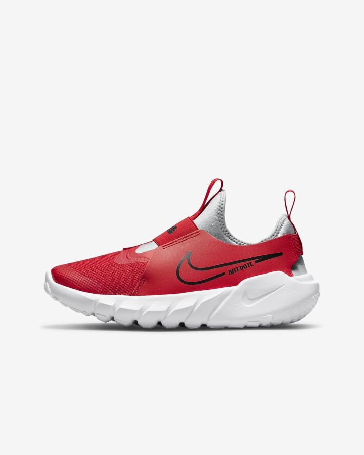 Nike Flex Runner 2 Kids Road Za Djevojčice Tenisiće Crvene Svijetlo Sive Plave Crne | HR-30128ULQA