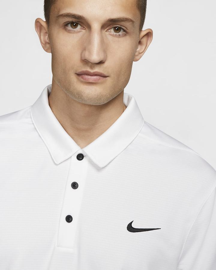 Nike Football Muške Polo Majice Bijele Crne | HR-03541FAUV