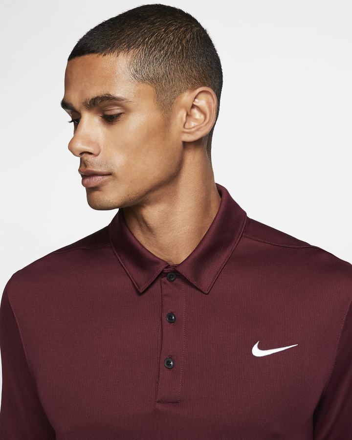 Nike Football Muške Polo Majice Bordo Crne Bijele | HR-94256KVJY