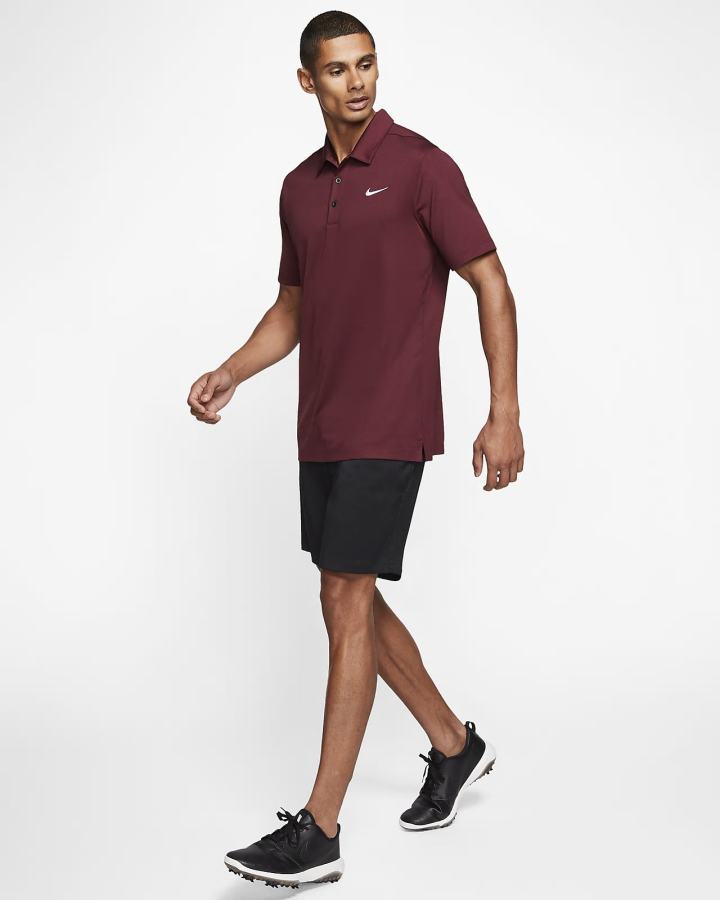 Nike Football Muške Polo Majice Bordo Crne Bijele | HR-94256KVJY