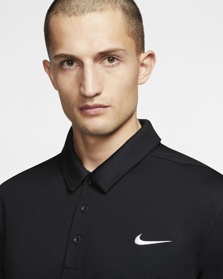 Nike Football Muške Polo Majice Crne Bijele | HR-30914YSUW