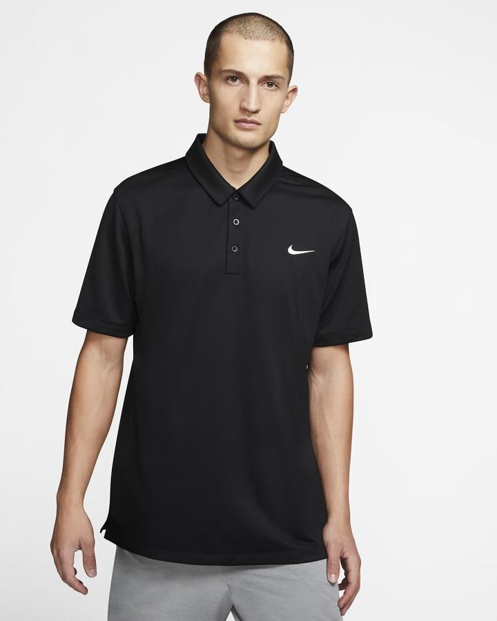 Nike Football Muške Polo Majice Crne Bijele | HR-30914YSUW