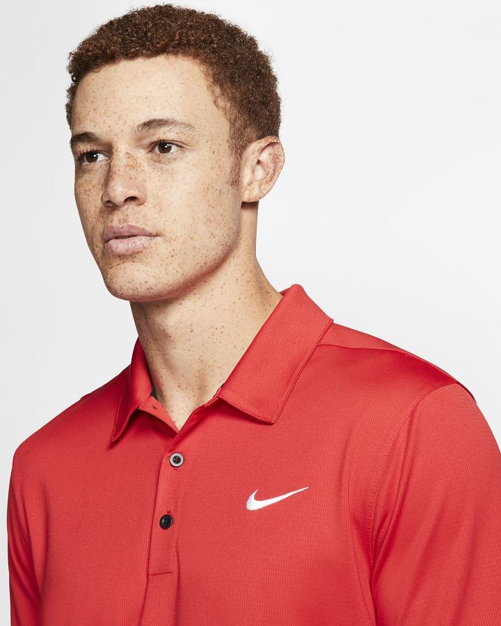 Nike Football Muške Polo Majice Crvene Crne Bijele | HR-58917VMPG