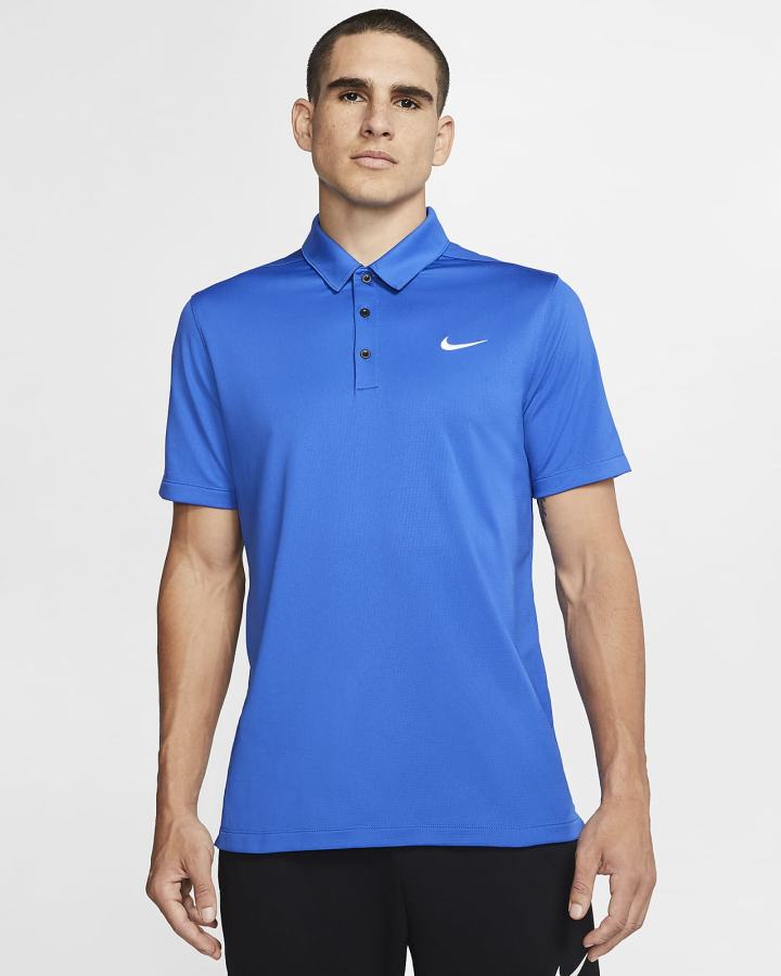 Nike Football Muške Polo Majice Kraljevska Plava Crne Bijele | HR-91253KVBJ