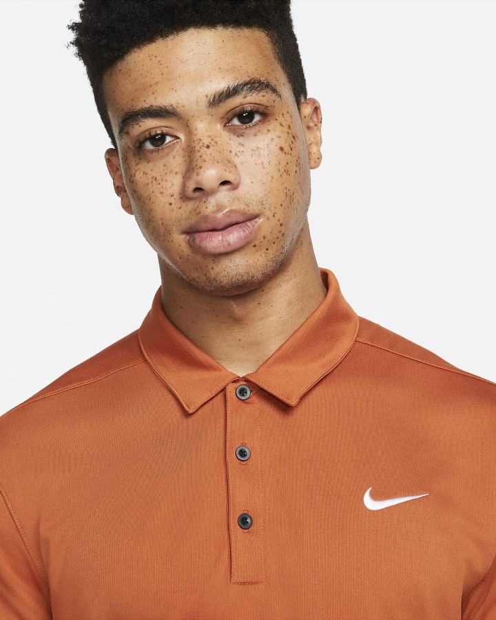 Nike Football Muške Polo Majice Narančaste Crne Bijele | HR-40127UWIY