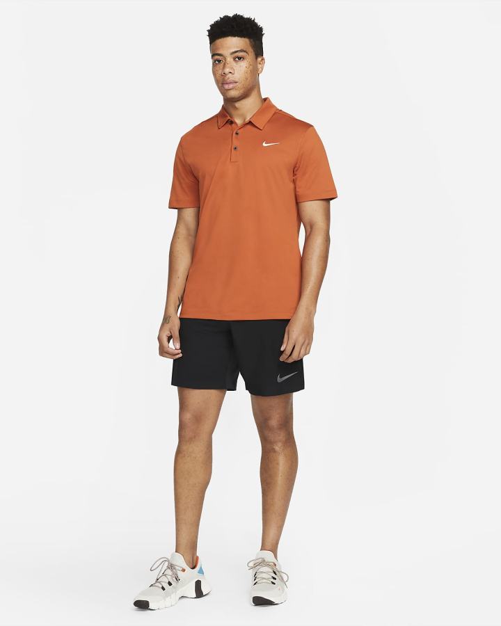 Nike Football Muške Polo Majice Narančaste Crne Bijele | HR-40127UWIY