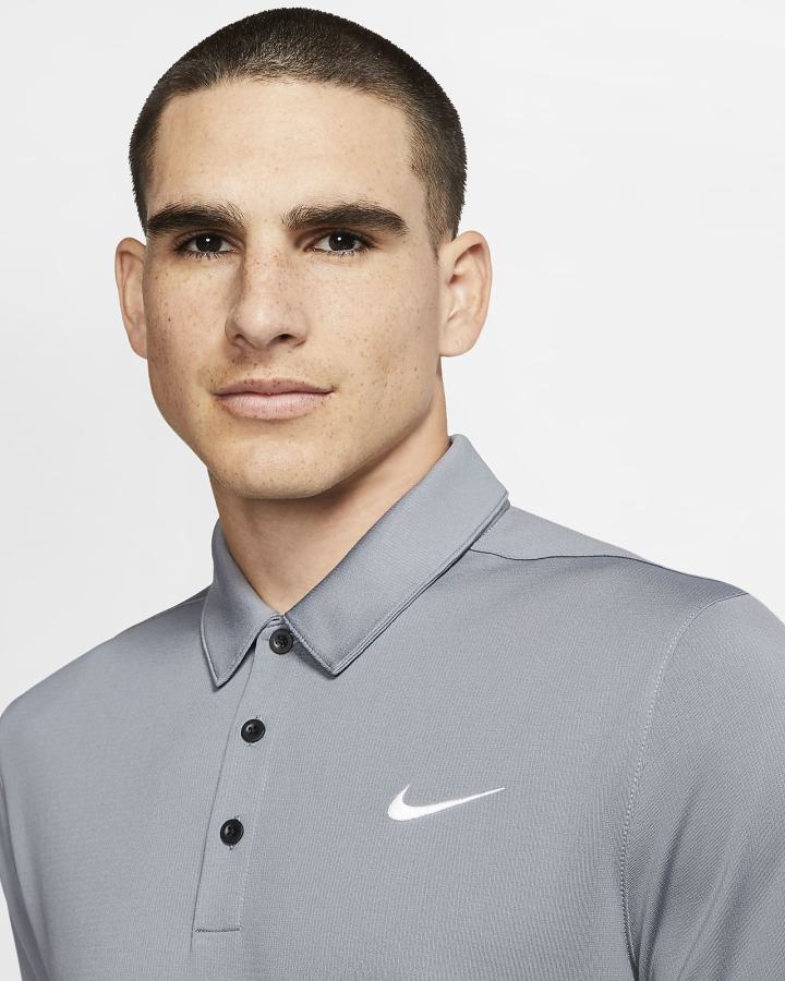 Nike Football Muške Polo Majice Sive Crne Bijele | HR-50724QXCH