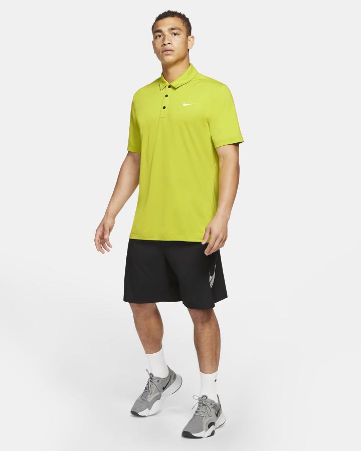 Nike Football Muške Polo Majice Zelene Crne Bijele | HR-19546RIMP