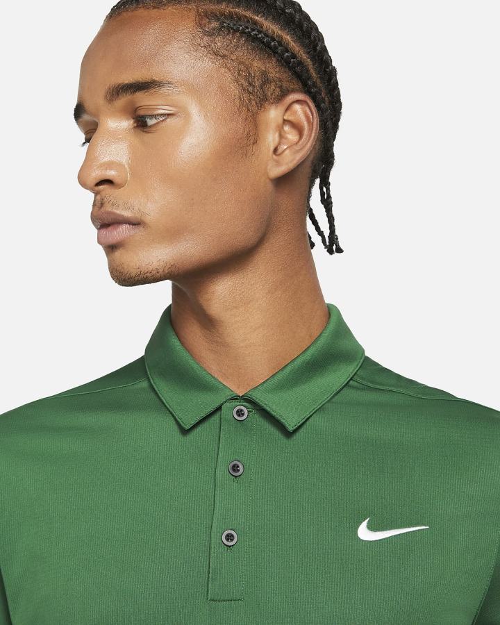 Nike Football Muške Polo Majice Zelene Crne Bijele | HR-62345UEKI