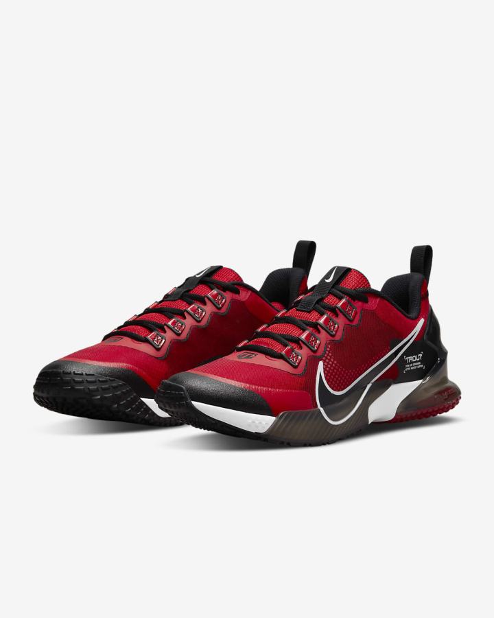 Nike Force Zoom Trout LTD Turf Muške Cipele Za Bejzbol Crvene Bijele Svijetlo Crvene Crne | HR-72063NDGE