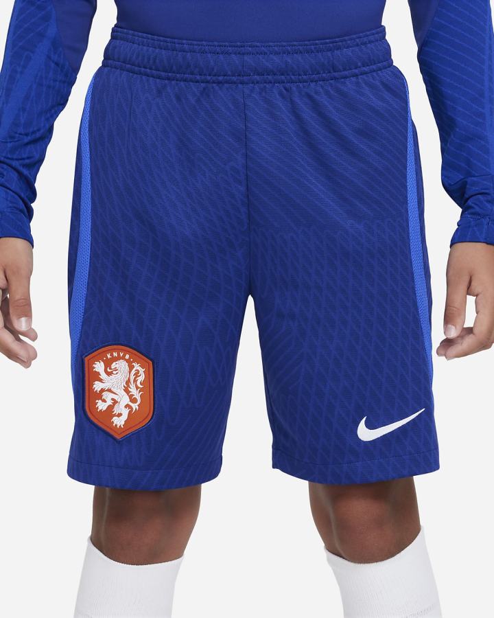 Nike France Strike Kids Dri-FIT Knit Soccer Za Djevojčice Kratke Hlače Tamnoplave Kraljevska Plava Metalne Zlatne | HR-14290PEZX