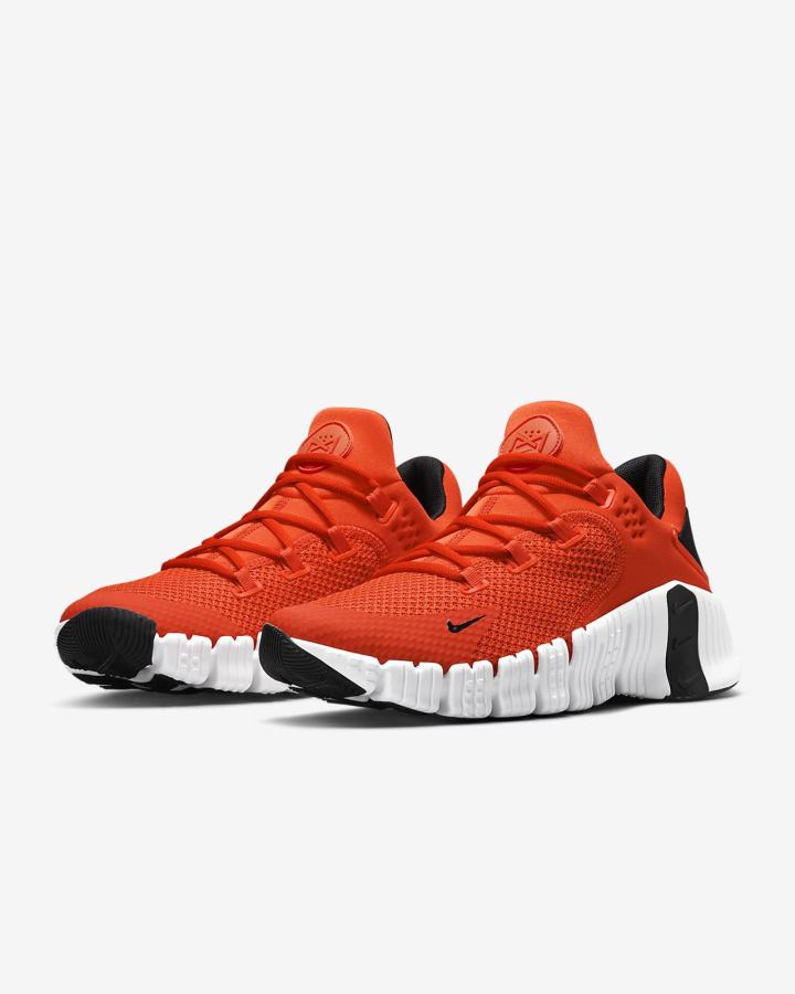 Nike Free Metcon 4 Muške Cipele Za Trening Narančaste Crne Bijele | HR-16278TZFD