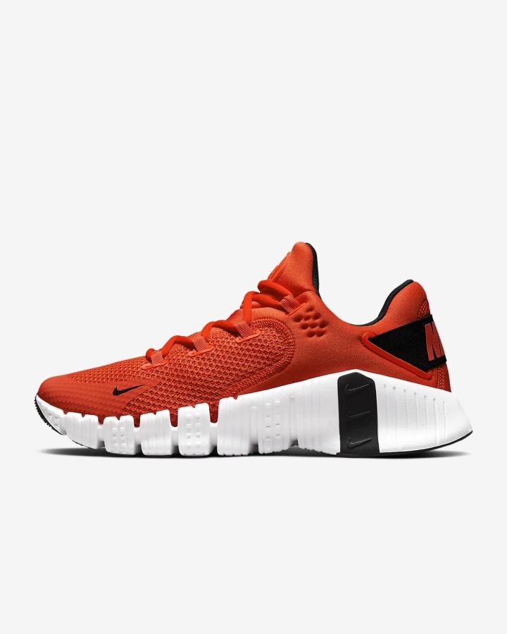 Nike Free Metcon 4 Muške Cipele Za Trening Narančaste Crne Bijele | HR-16278TZFD