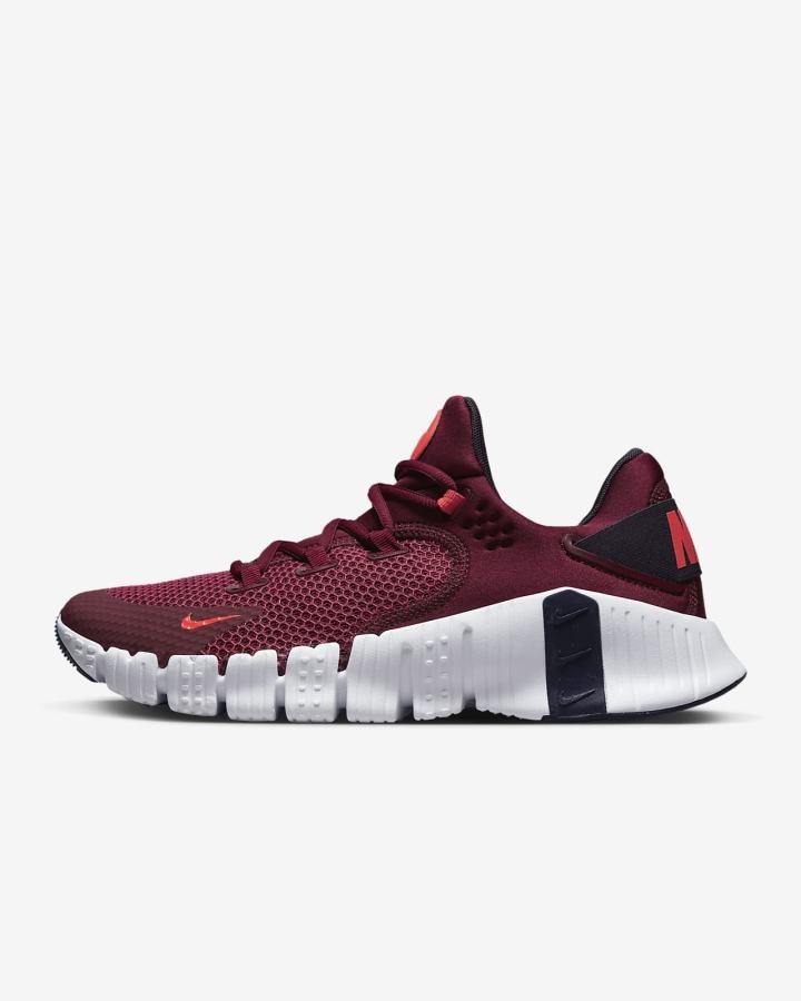 Nike Free Metcon 4 Muške Cipele Za Trening Crvene Ljubičaste Svijetlo Crvene | HR-70953ZELW