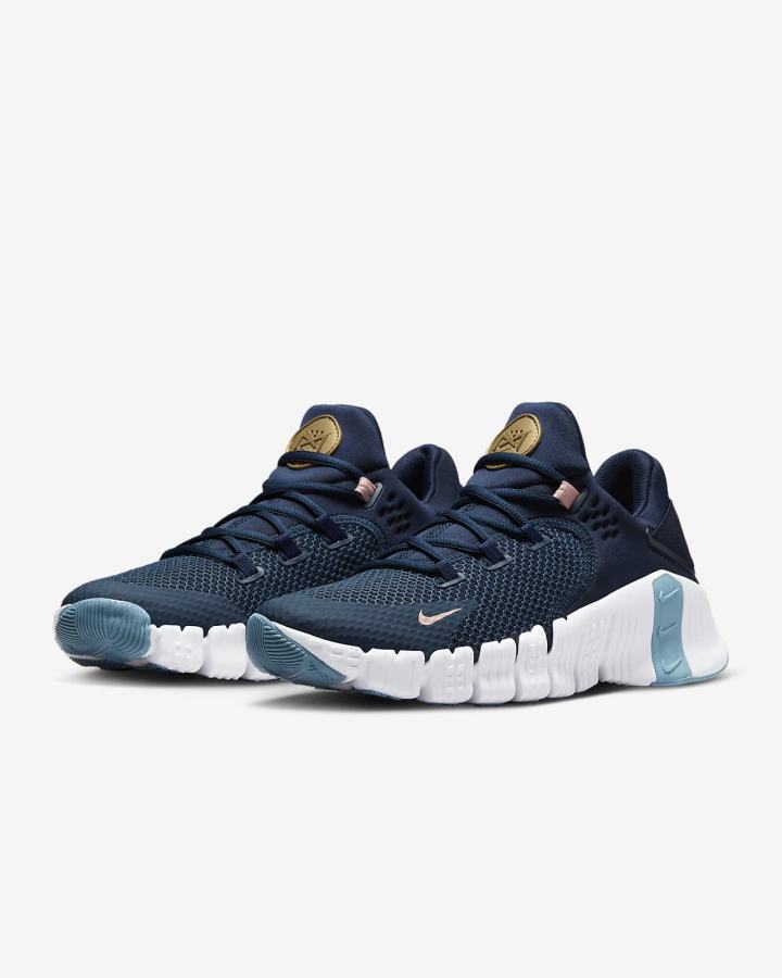 Nike Free Metcon 4 Muške Cipele Za Trening Tamnoplave Obsidijanske Narančaste | HR-84197WIQO