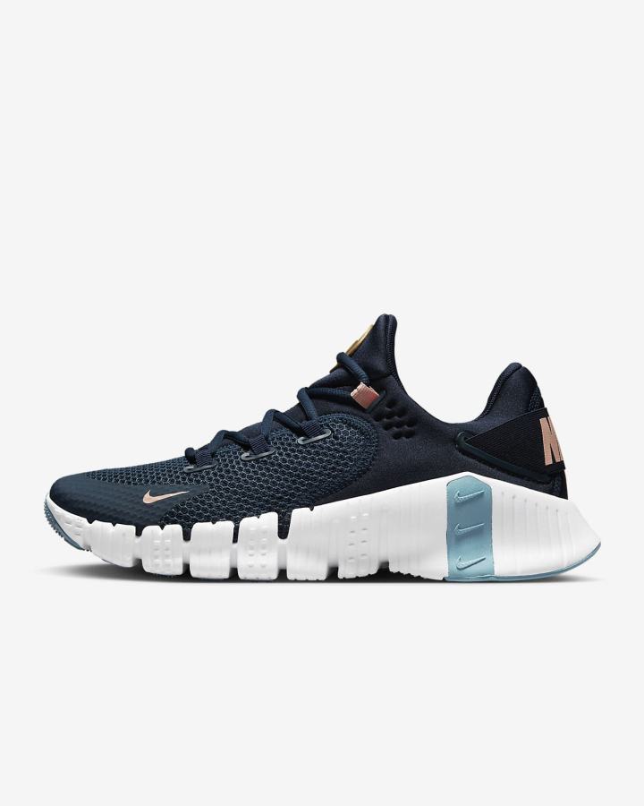 Nike Free Metcon 4 Muške Cipele Za Trening Tamnoplave Obsidijanske Narančaste | HR-84197WIQO