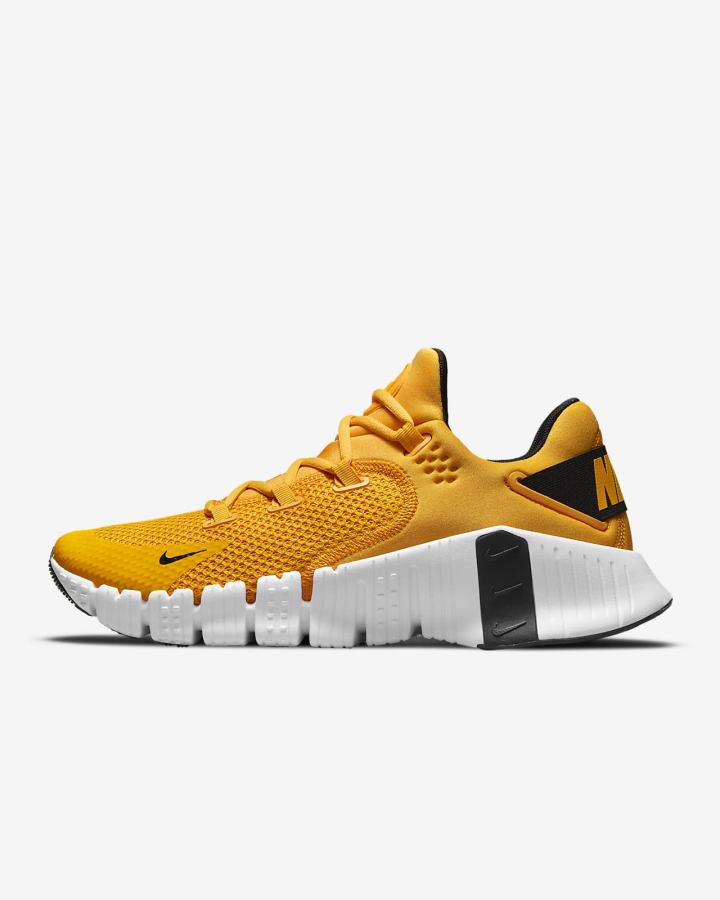 Nike Free Metcon 4 Ženske Cipele Za Trening Zlatne Crne Bijele | HR-06538HDTJ